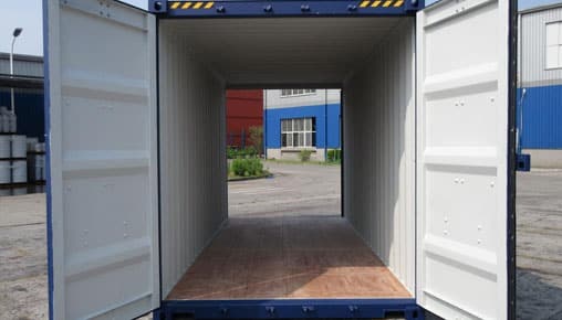 Image of a 20 foot steel container