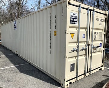 Image of a 40ft steel storage container for sale