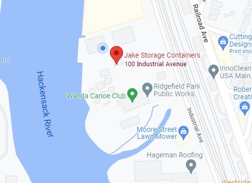 Map of Jake Containers location in Ridgefield Park, NJ